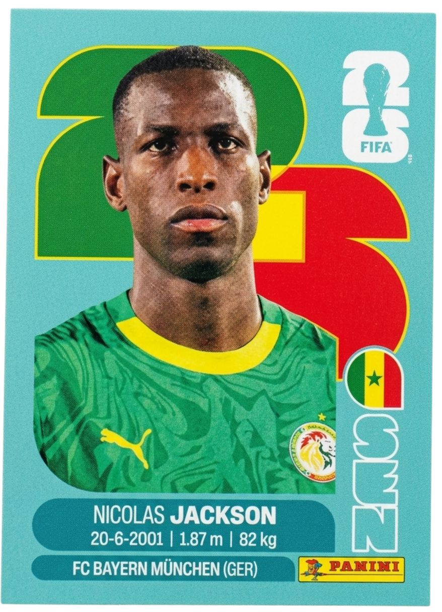 SENEGAL | Figurinhas da Copa 2026 | Avulsas