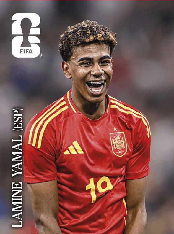 COCA-COLA Figurinhas da Copa 2026 | LAMINE YAMAL CC1