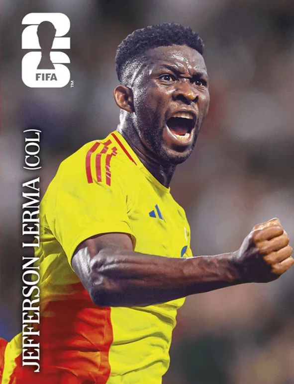 COCA-COLA Figurinhas da Copa 2026 | JEFFERSON LERMA CC7