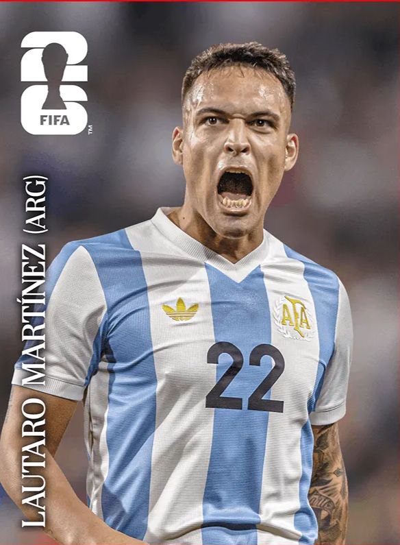 COCA-COLA Figurinhas da Copa 2026 | LAUTARO MARTÍNEZ CC13